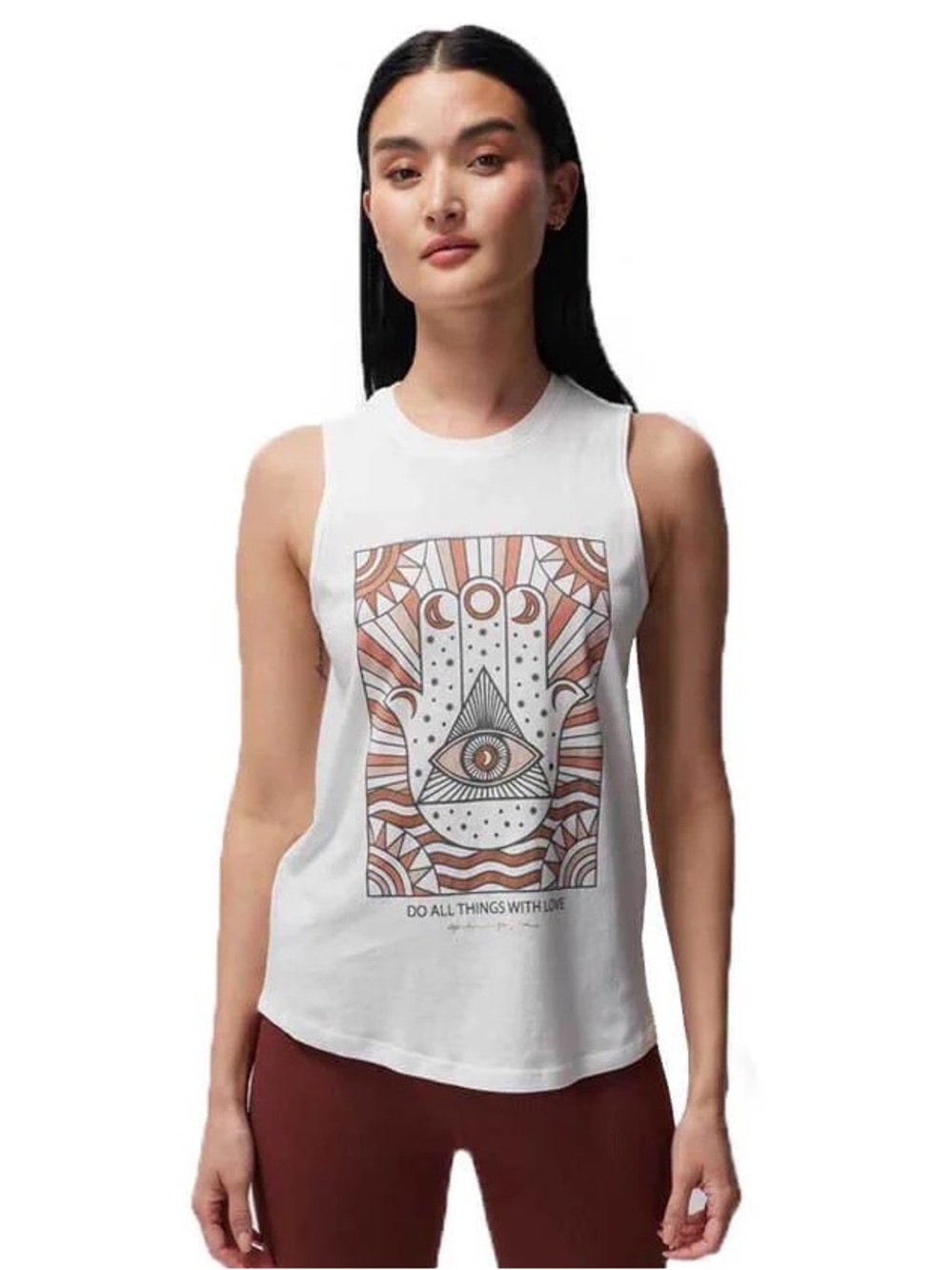 Spiritual Gangster Muscle Tank with Gold Script Logo